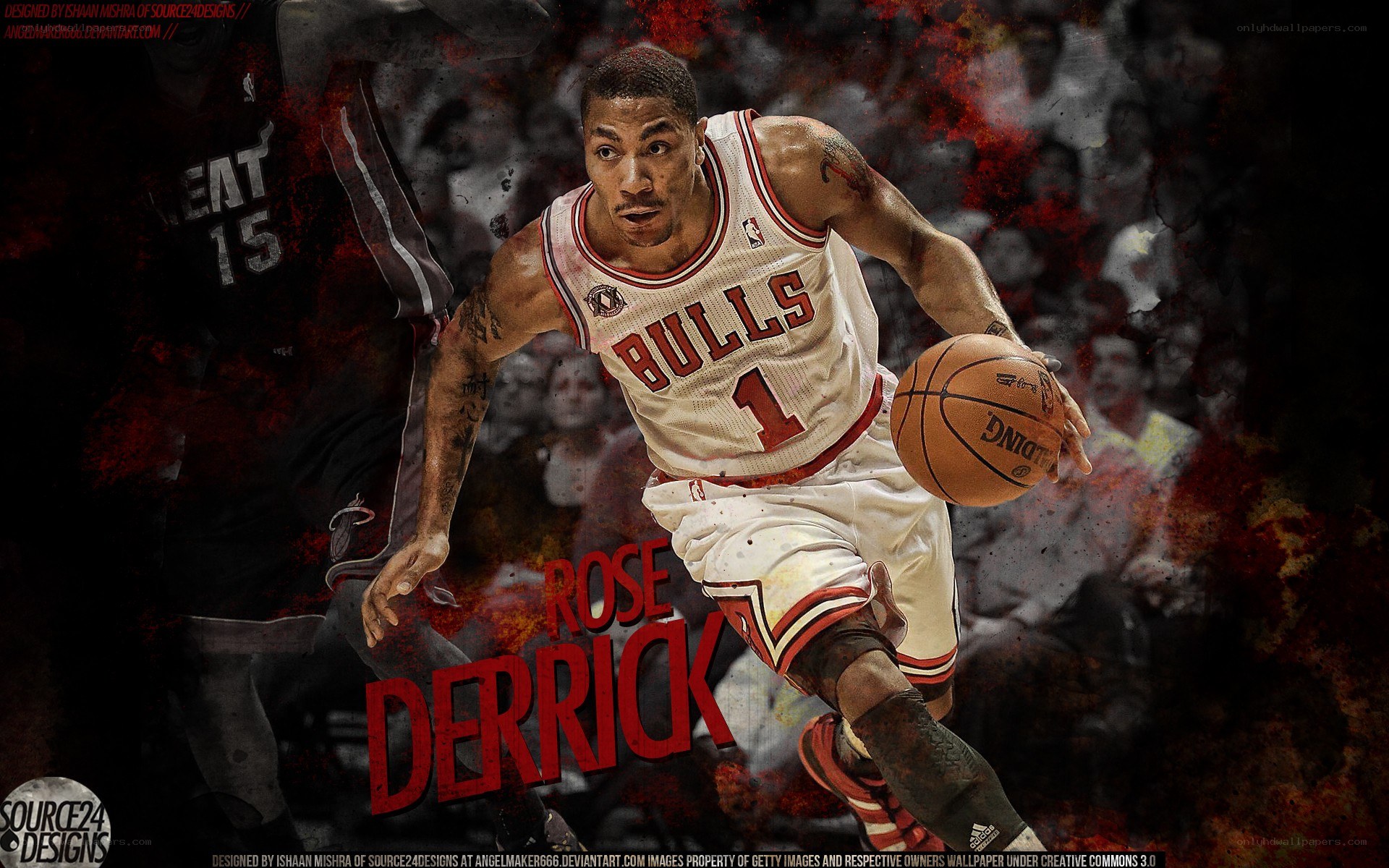 Derrick Rose basketball wallpaper