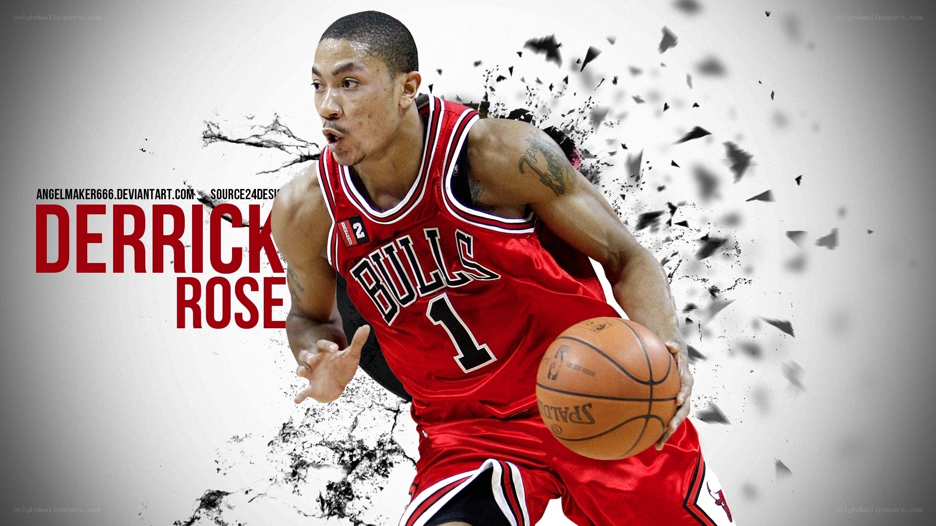 Derrick Rose in Bulls uniform