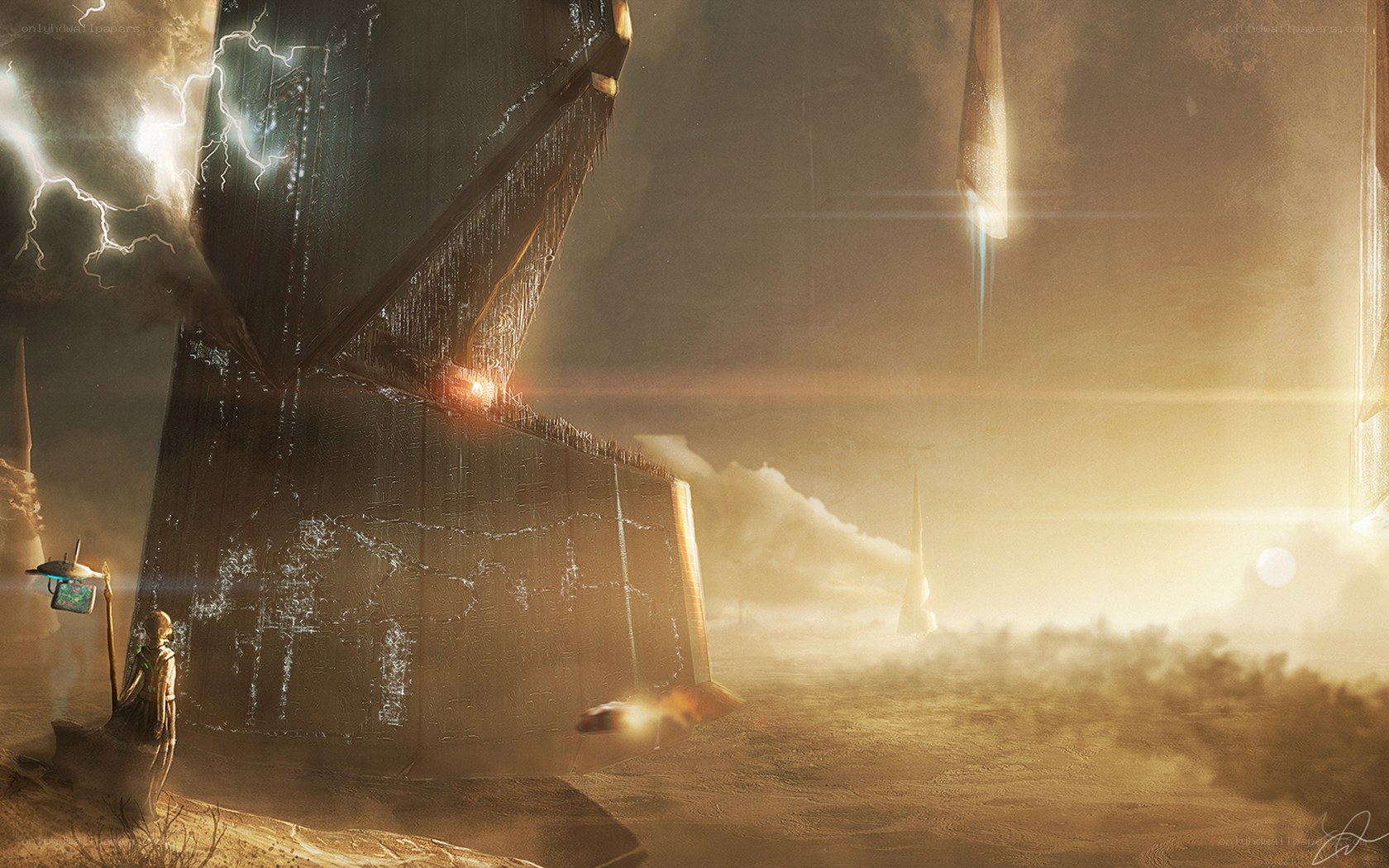 Desert alien ruins