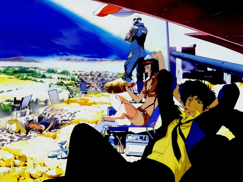 Desert battle scene with characters