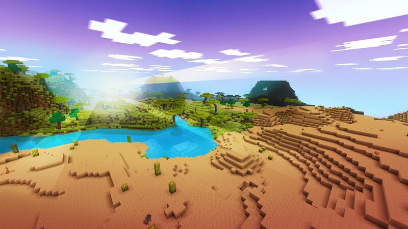 Desert Biome in Minecraft