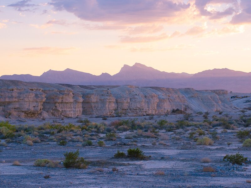 Desert Canyon at Dusk