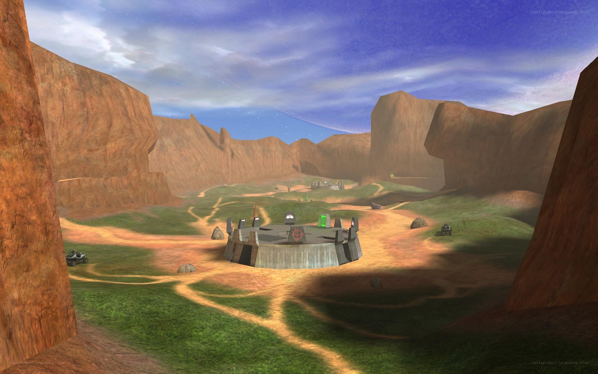 desert canyon game map