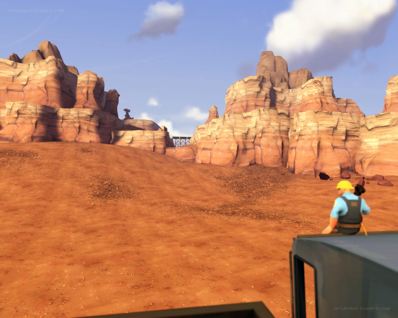 Desert canyon landscape