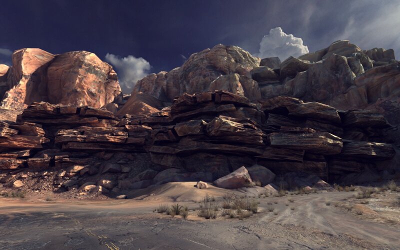 desert canyon landscape