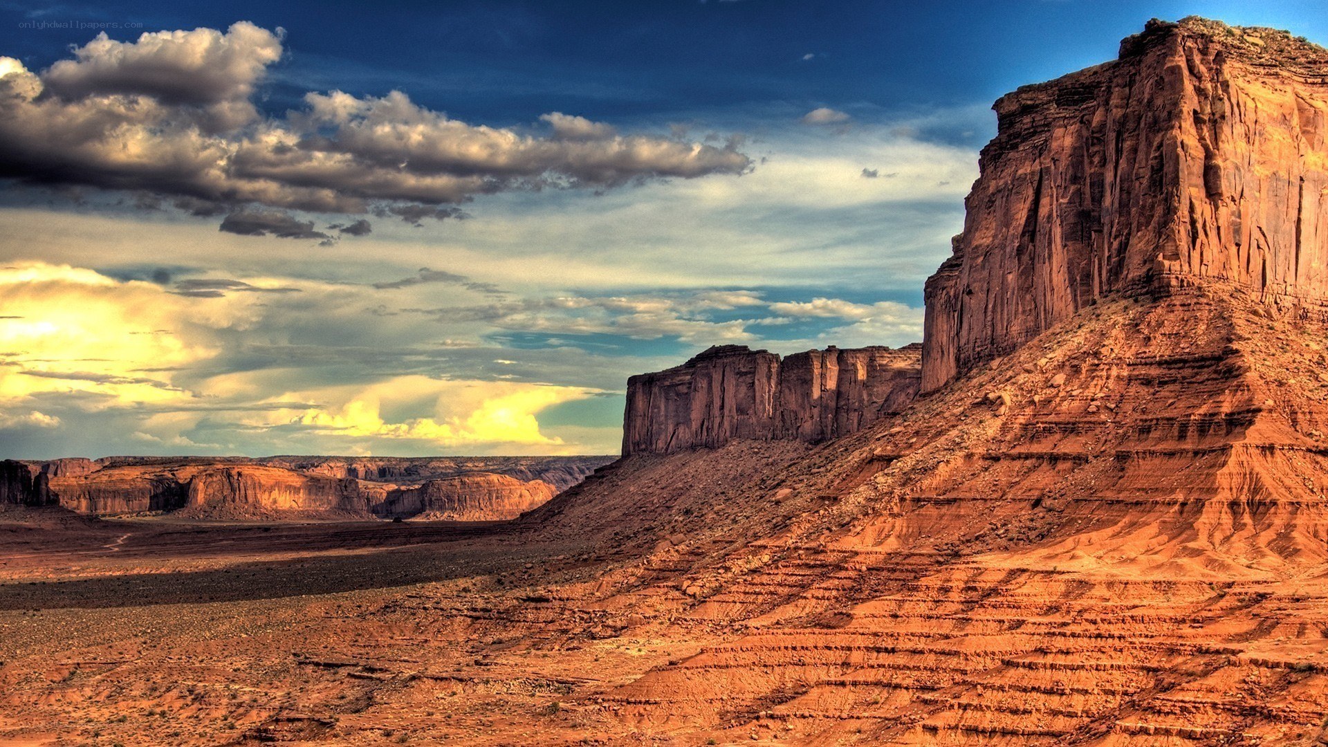 Desert canyon landscape