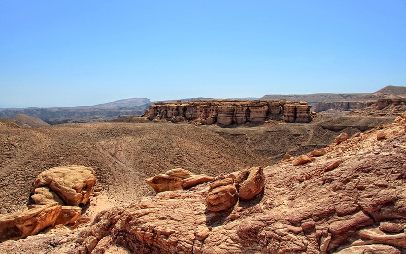 Desert canyon landscape