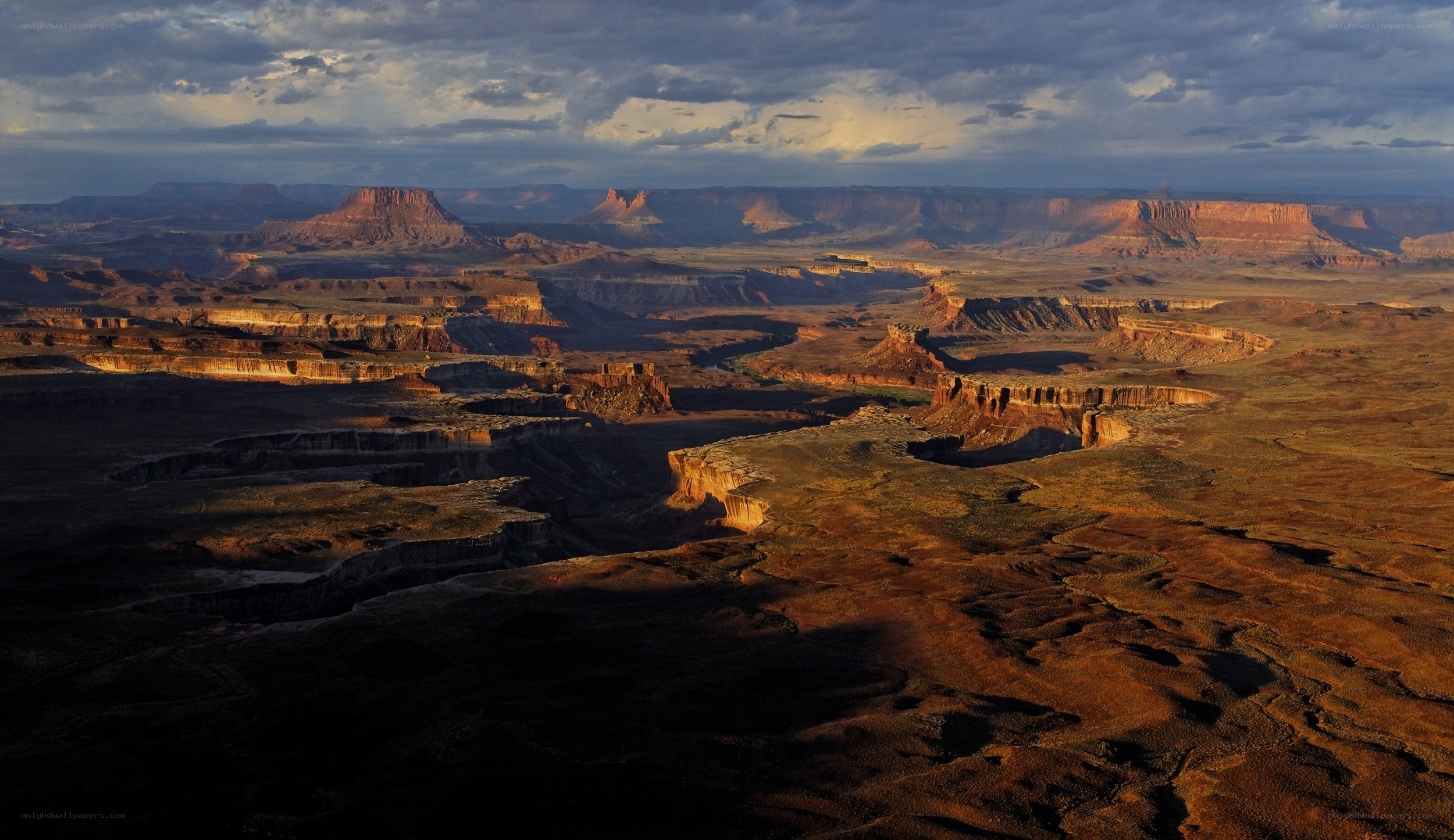 Desert canyon landscape