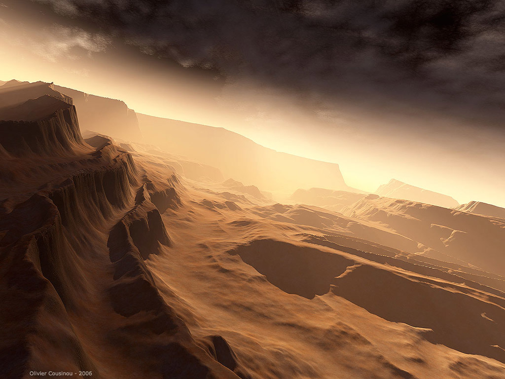 Desert canyon landscape