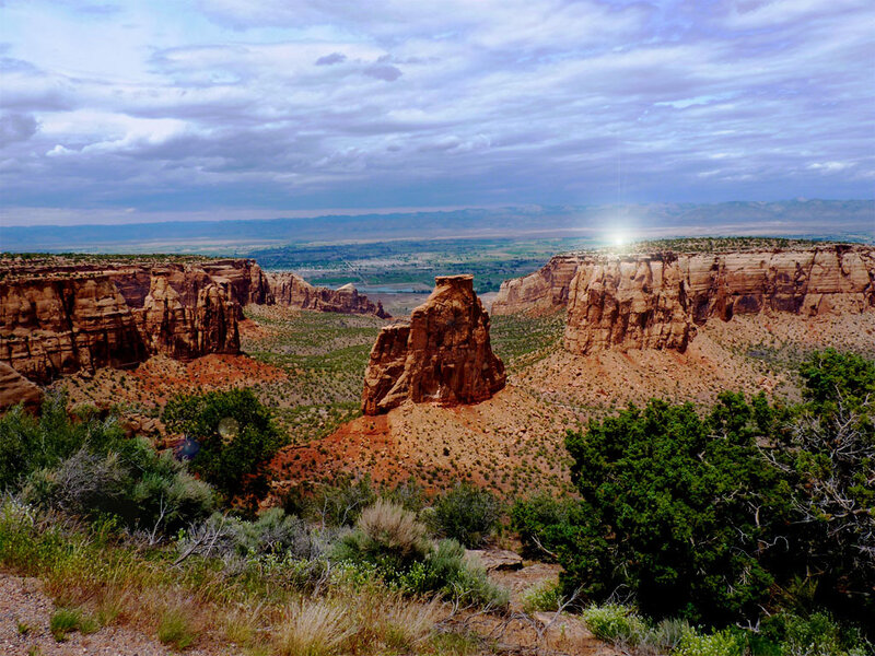 Desert canyon landscape