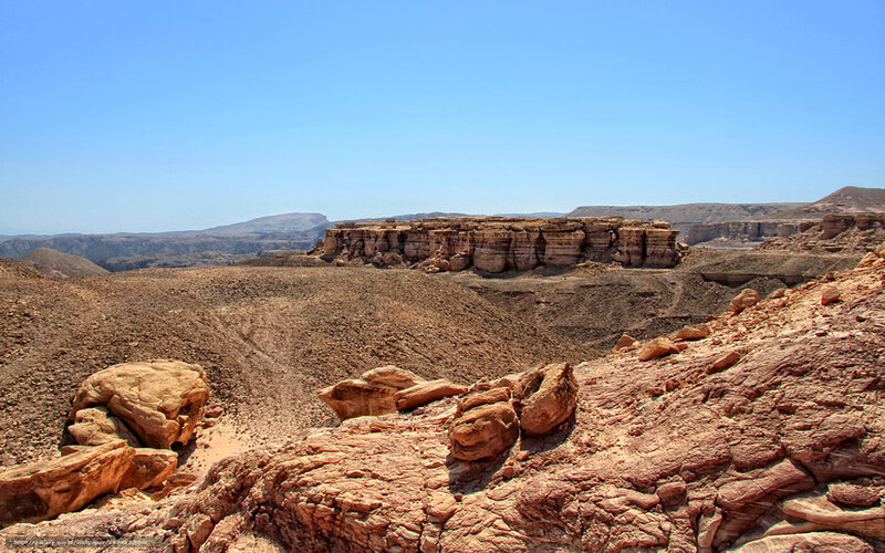 Desert canyon landscape
