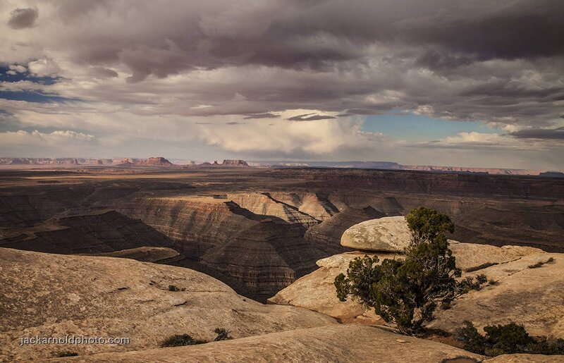 Desert Canyon Landscape — Brown, Dramatic, Afternoon