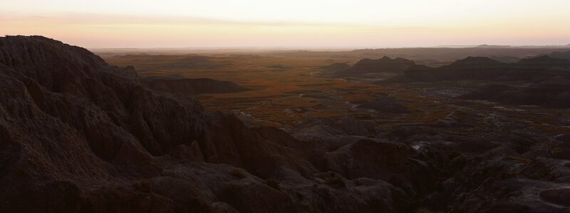 Desert Canyon Landscape — Brown, Serene