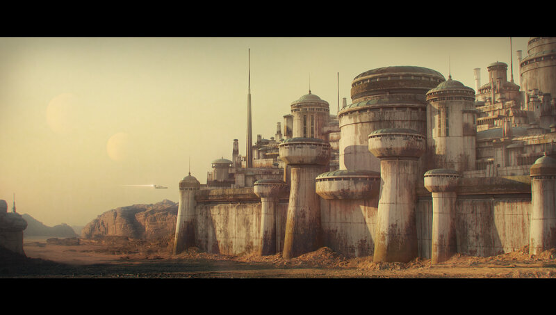 Desert Cityscape — Brown
