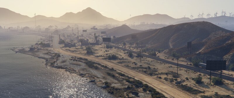 Desert Coastal Landscape