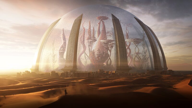 Desert dome city