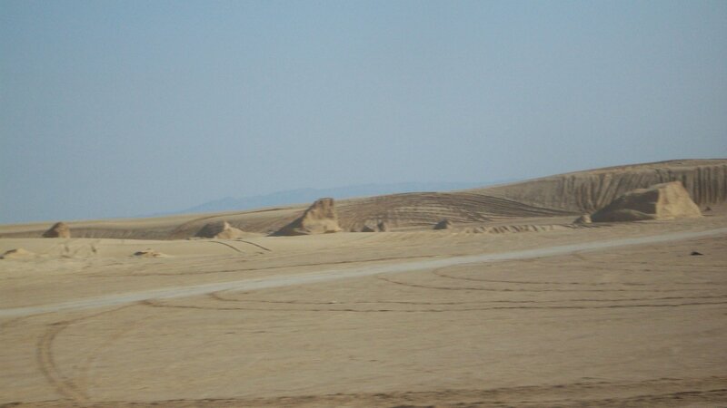 Desert Dunes and Tracks