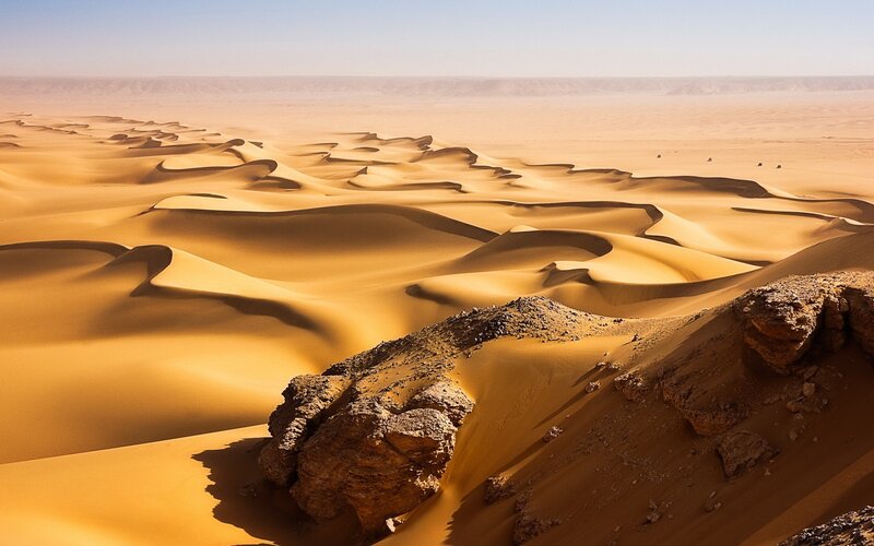 Desert dunes landscape