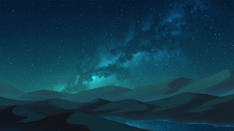 Desert Dunes under Stars