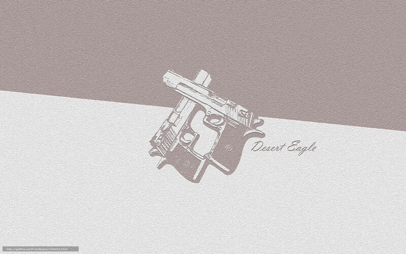 Desert Eagle gun illustration