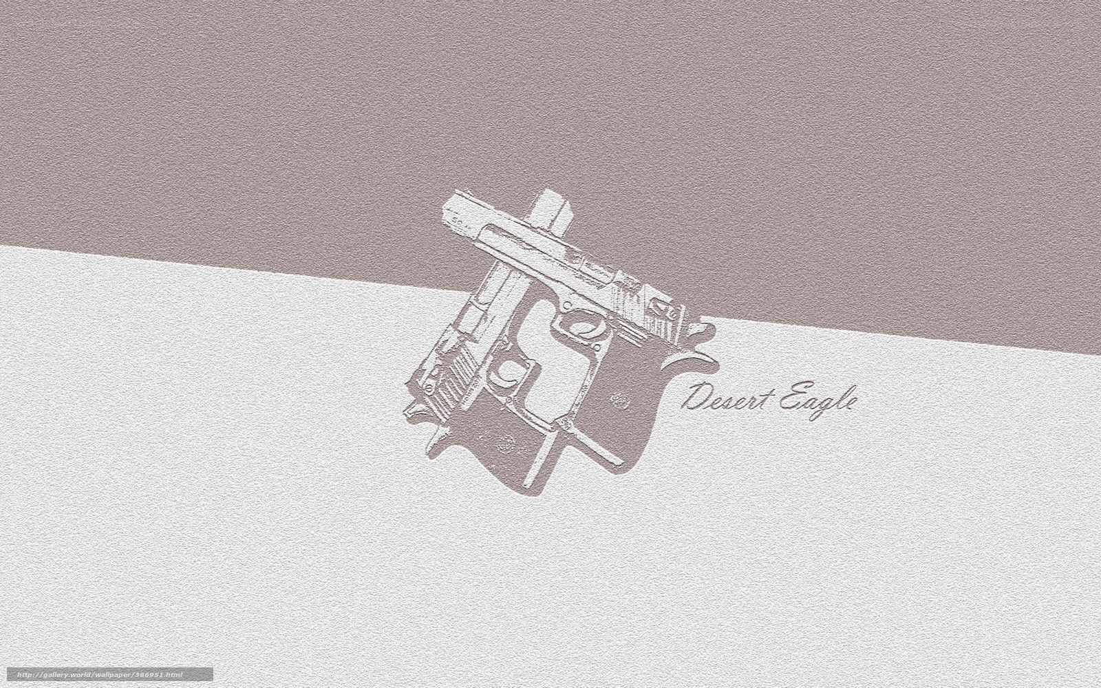 Desert Eagle gun illustration