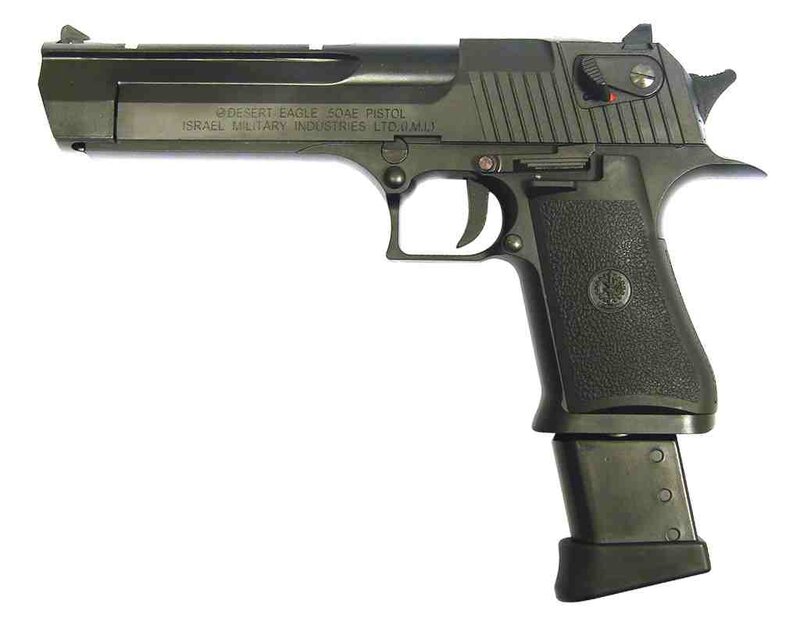 Desert Eagle Pistol — Black, Neutral, Photograph