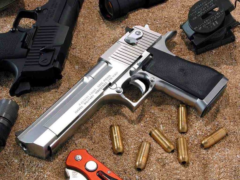 Desert Eagle Pistol — Silver, Neutral