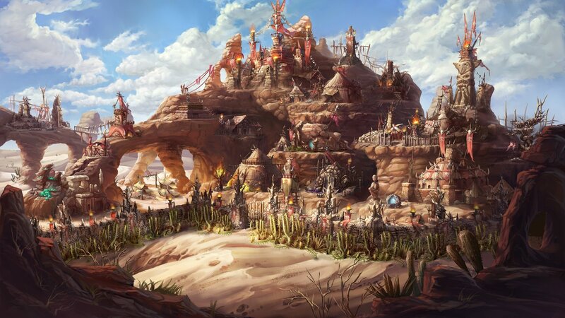 Desert Fortress City