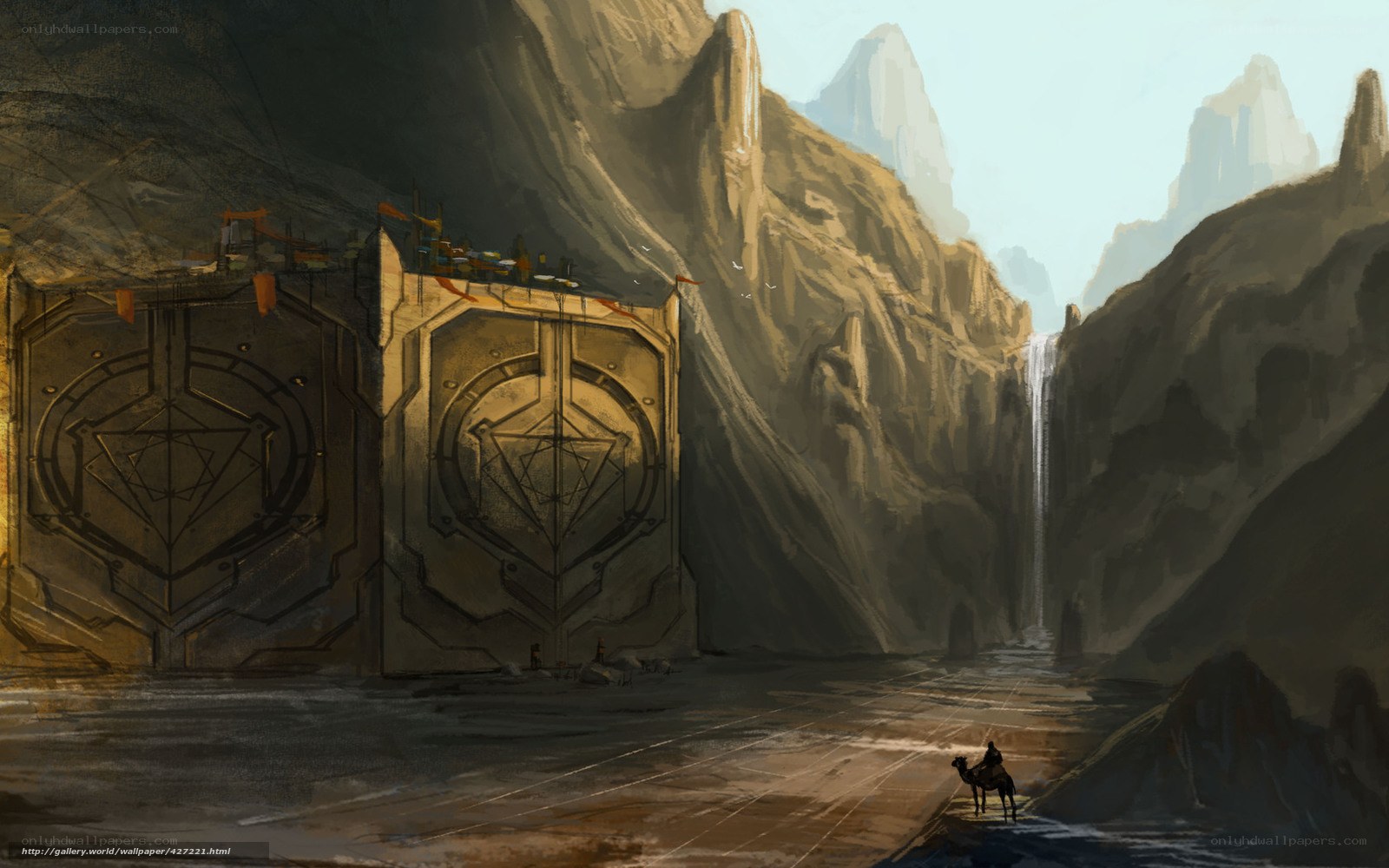 Desert fortress gate