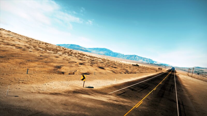 Desert Highway — Blue, Arid