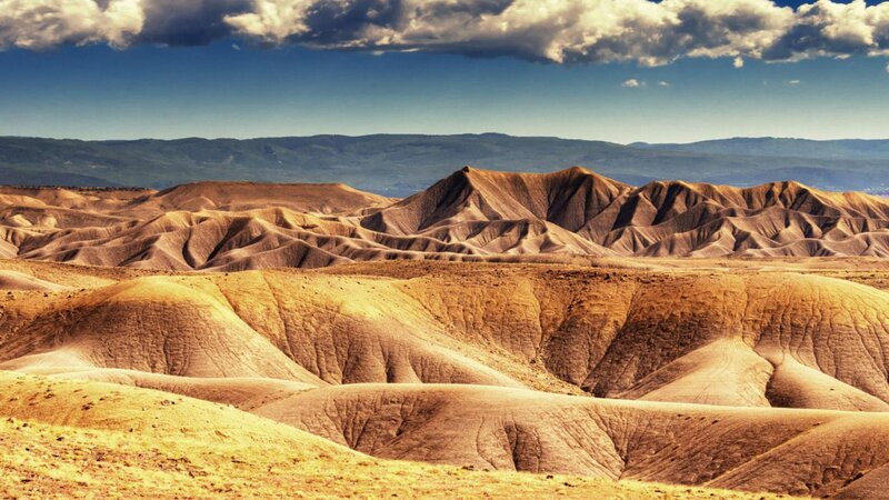Desert Hills Landscape — Brown