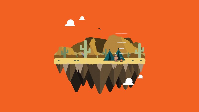 Desert Island Campsite