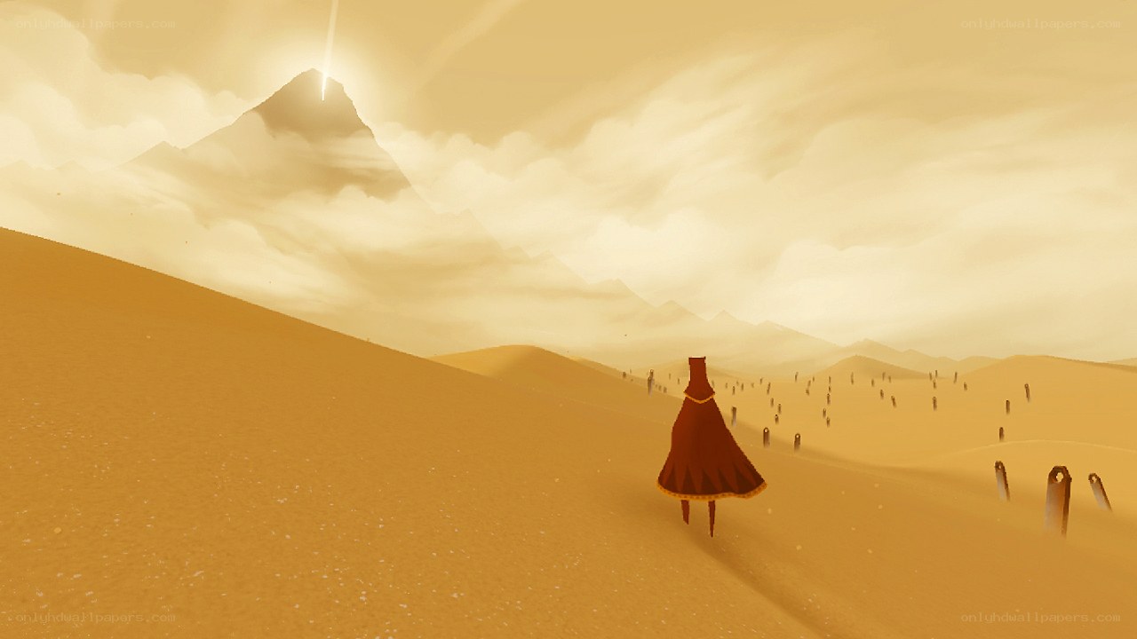 Desert journey to the mountain