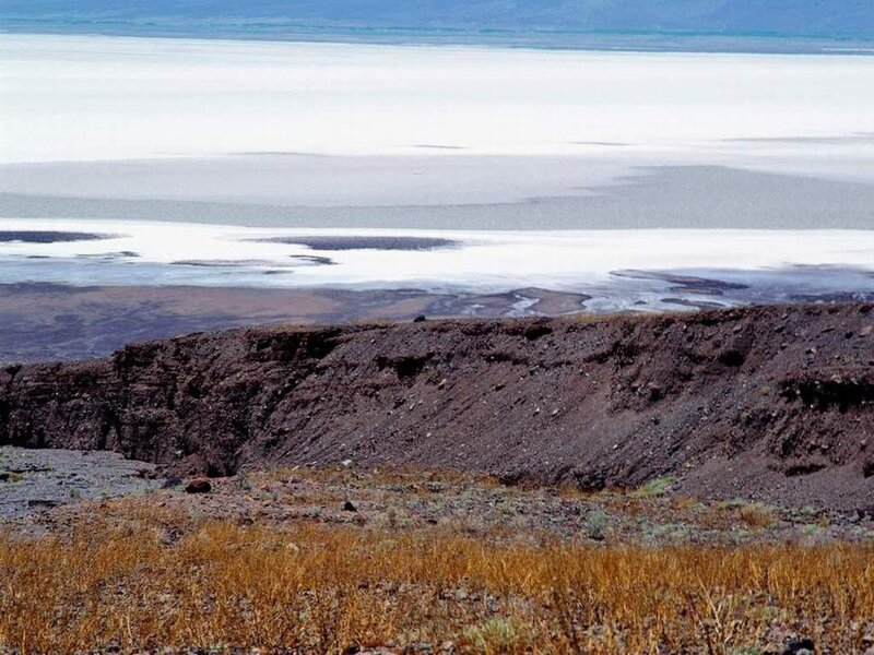 Desert lake landscape