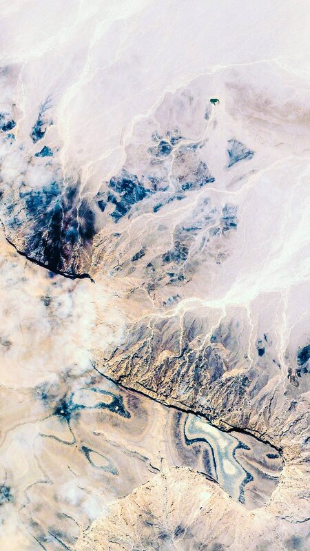 Desert Landscape from Space