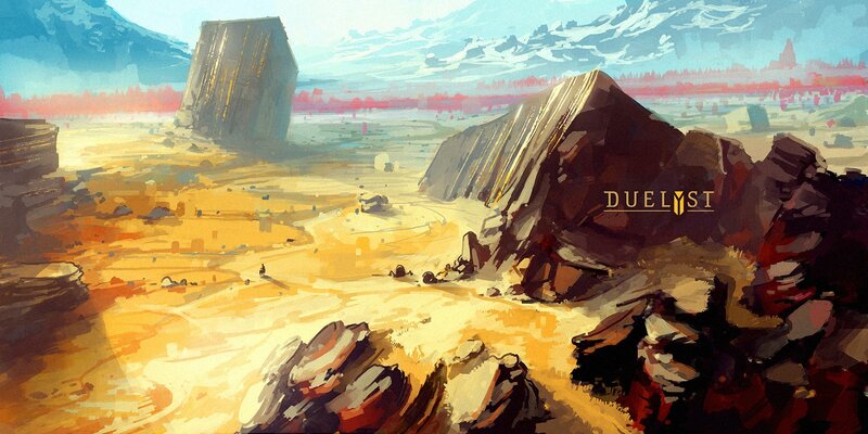 Desert Landscape with Ruins — Yellow
