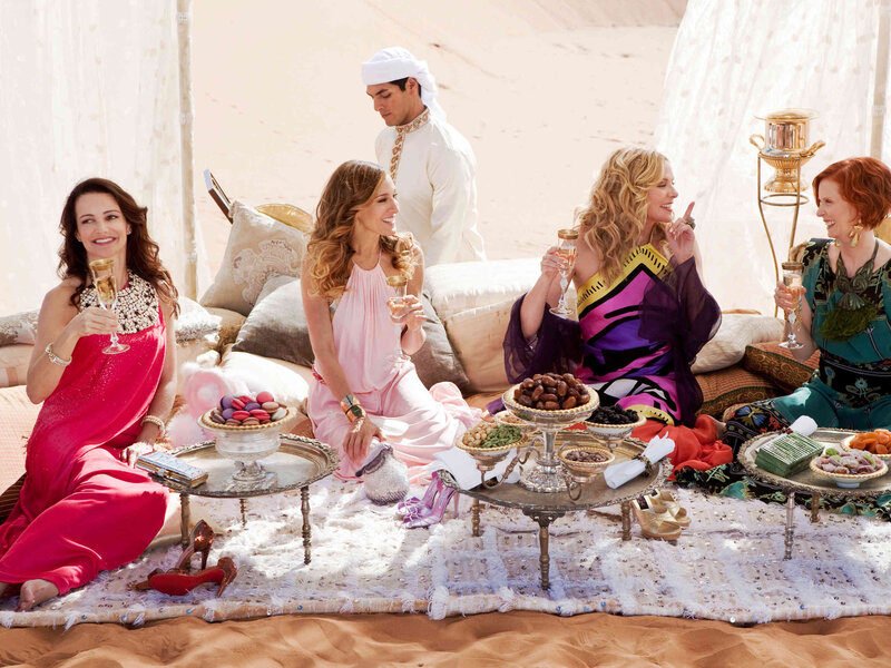 Desert lounge party