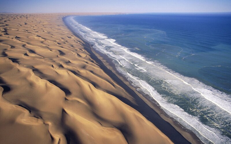 Desert meets ocean