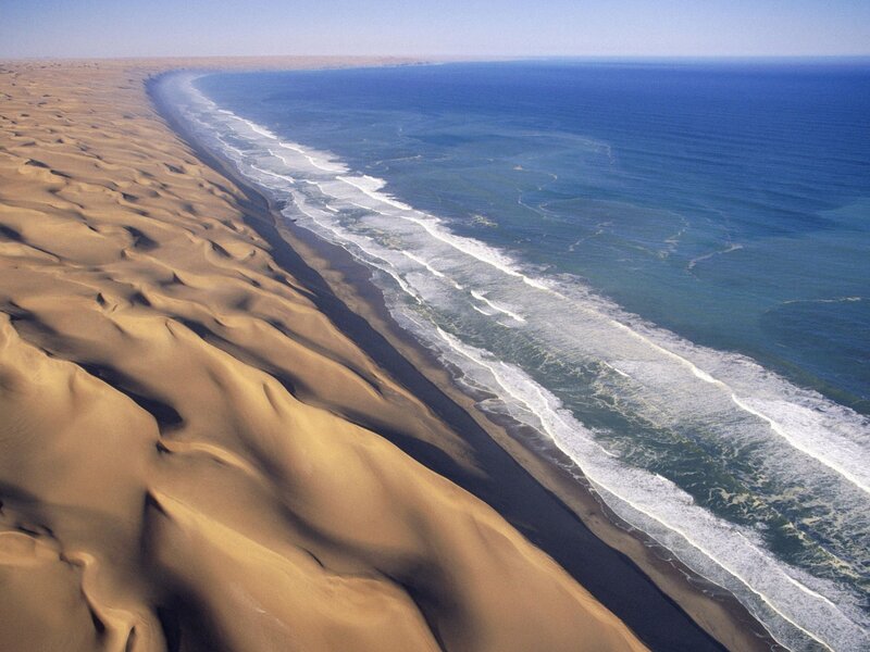 Desert meets ocean