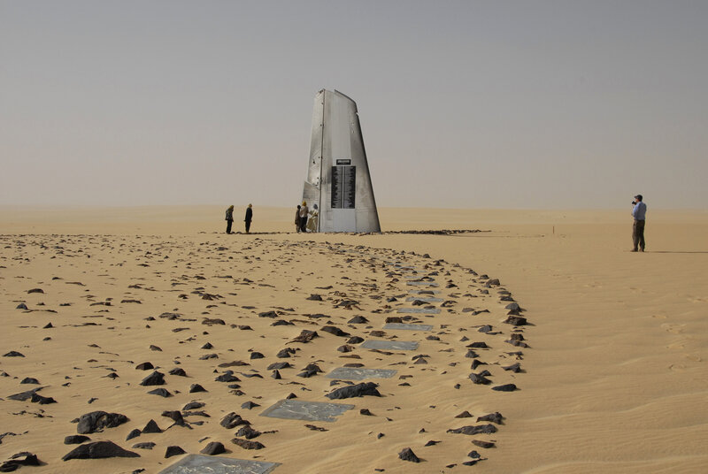 Desert memorial site