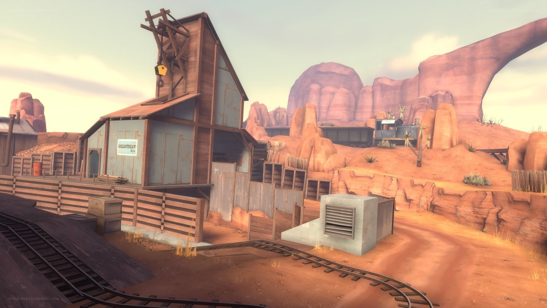 desert mining outpost