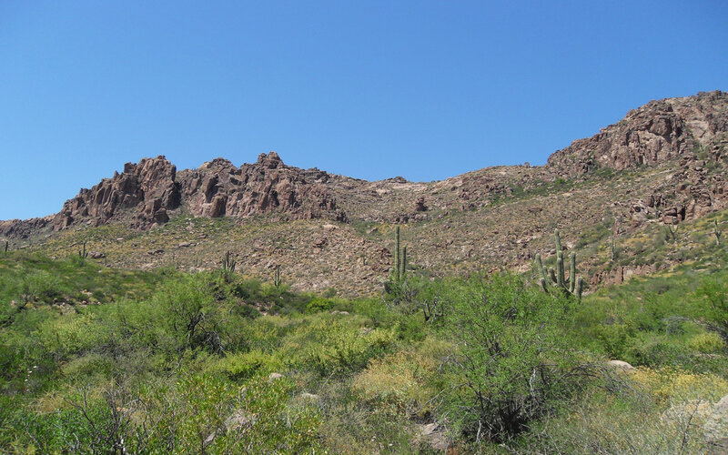 Desert mountain landscape