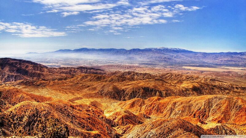 Desert Mountain Landscape — Brown