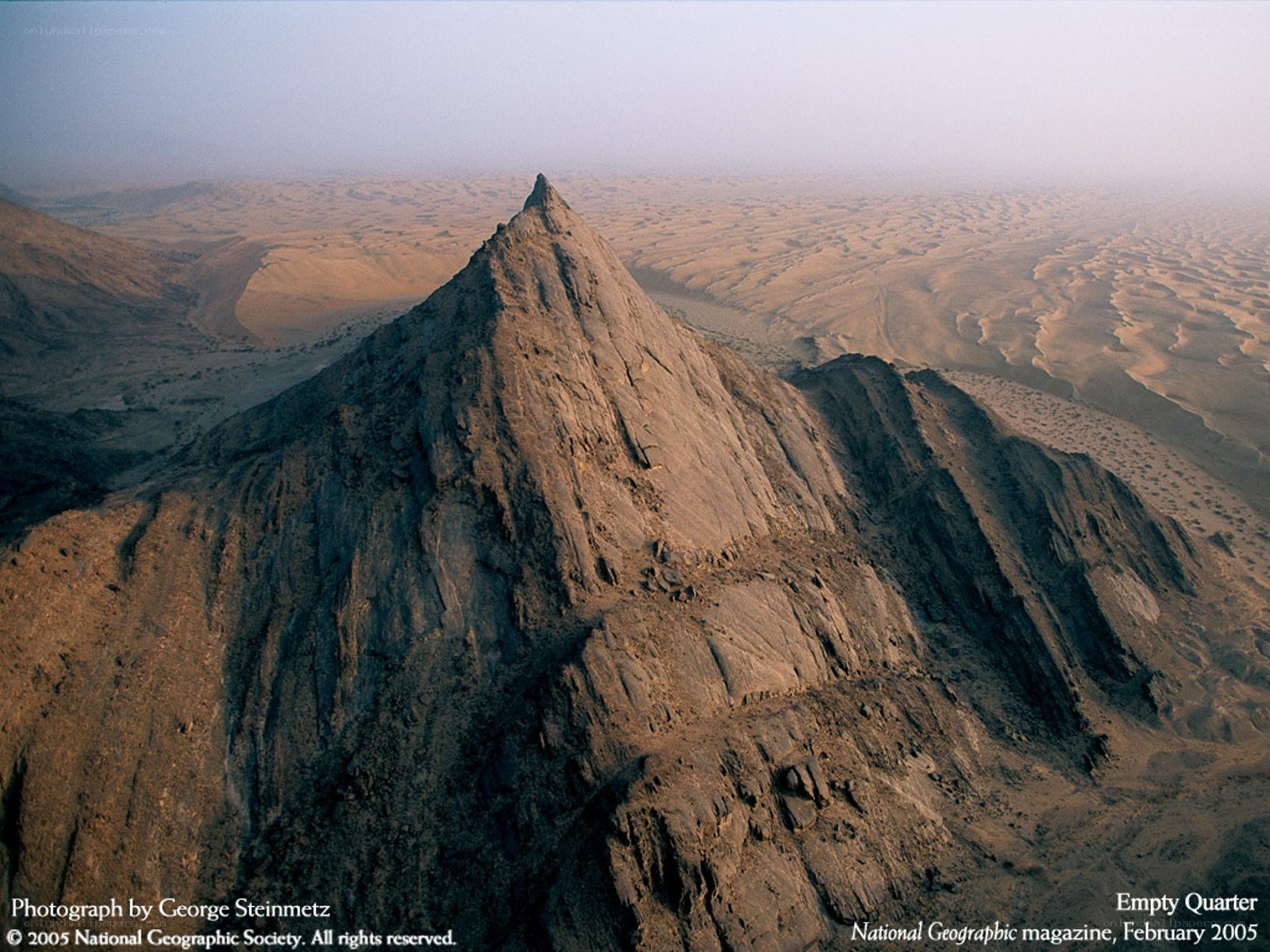 Desert mountain peak