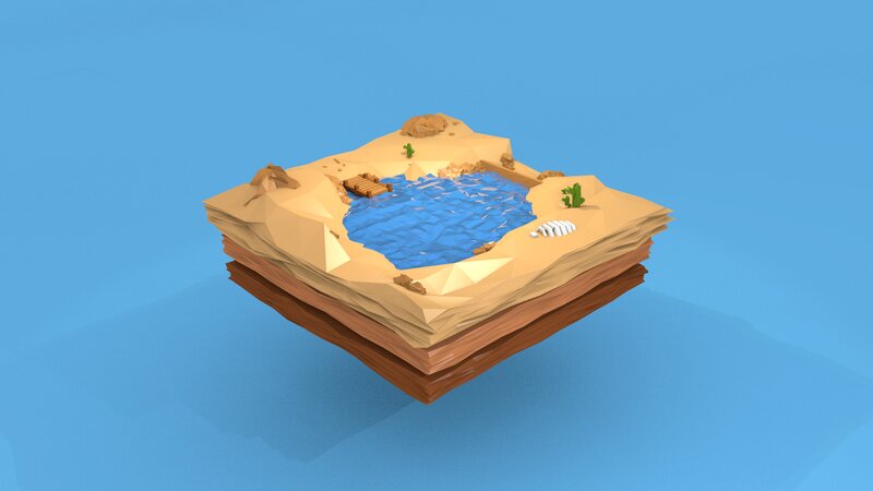 Desert Oasis Model
