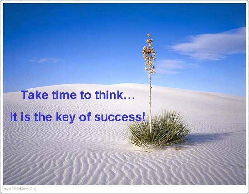 Desert plant with motivational quote