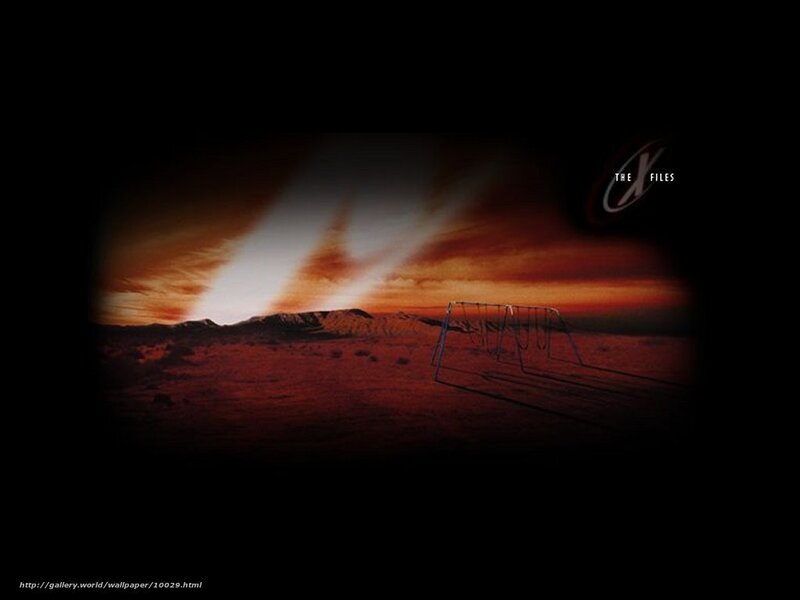 Desert playground at sunset
