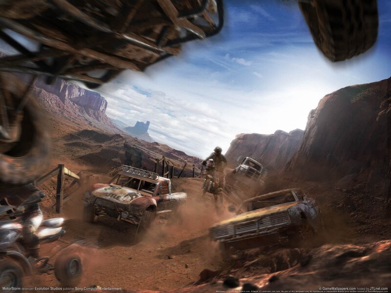 Desert racing chaos