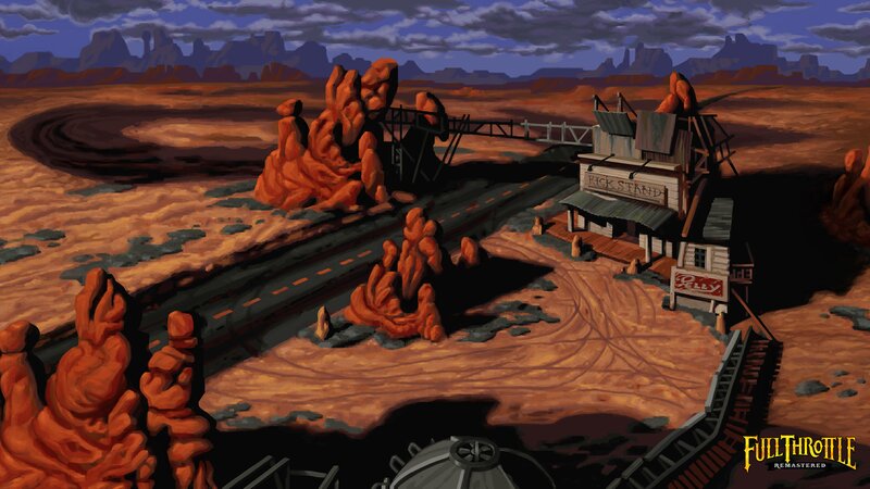 Desert Road and Building