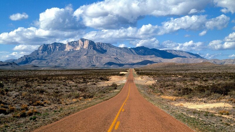 Desert Road to Mountains